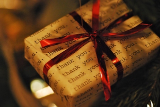 Thank You Present Picture for Android, iPhone and iPad