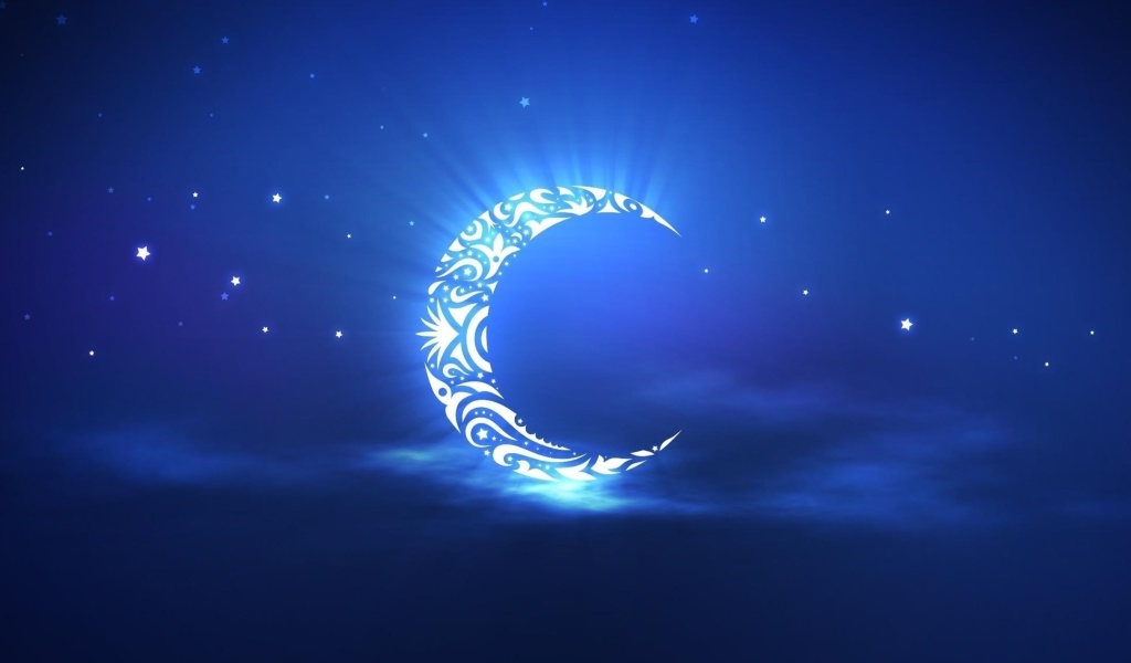 Sfondi Islamic Moon Ramadan Wallpaper 1024x600