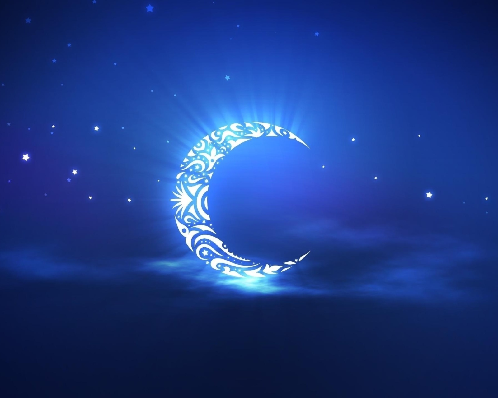 Fondo de pantalla Islamic Moon Ramadan Wallpaper 1600x1280