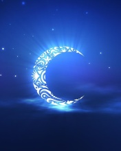 Das Islamic Moon Ramadan Wallpaper Wallpaper 176x220