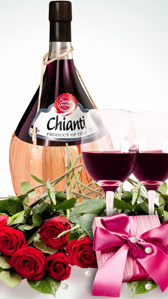 Das Chianti Wine Wallpaper 640x1136