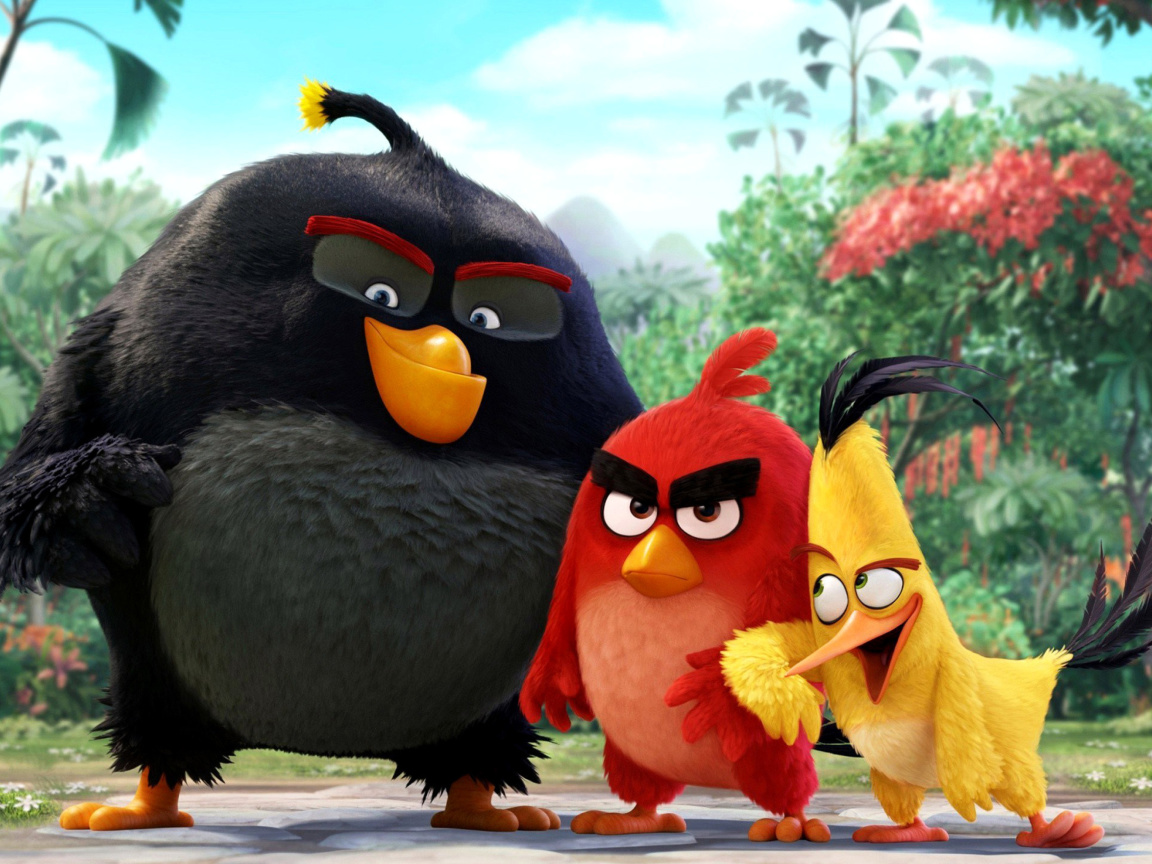 Обои The Angry Birds Comedy Movie 2016 1152x864