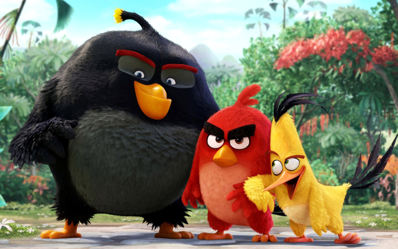 Screenshot №1 pro téma The Angry Birds Comedy Movie 2016 1280x800