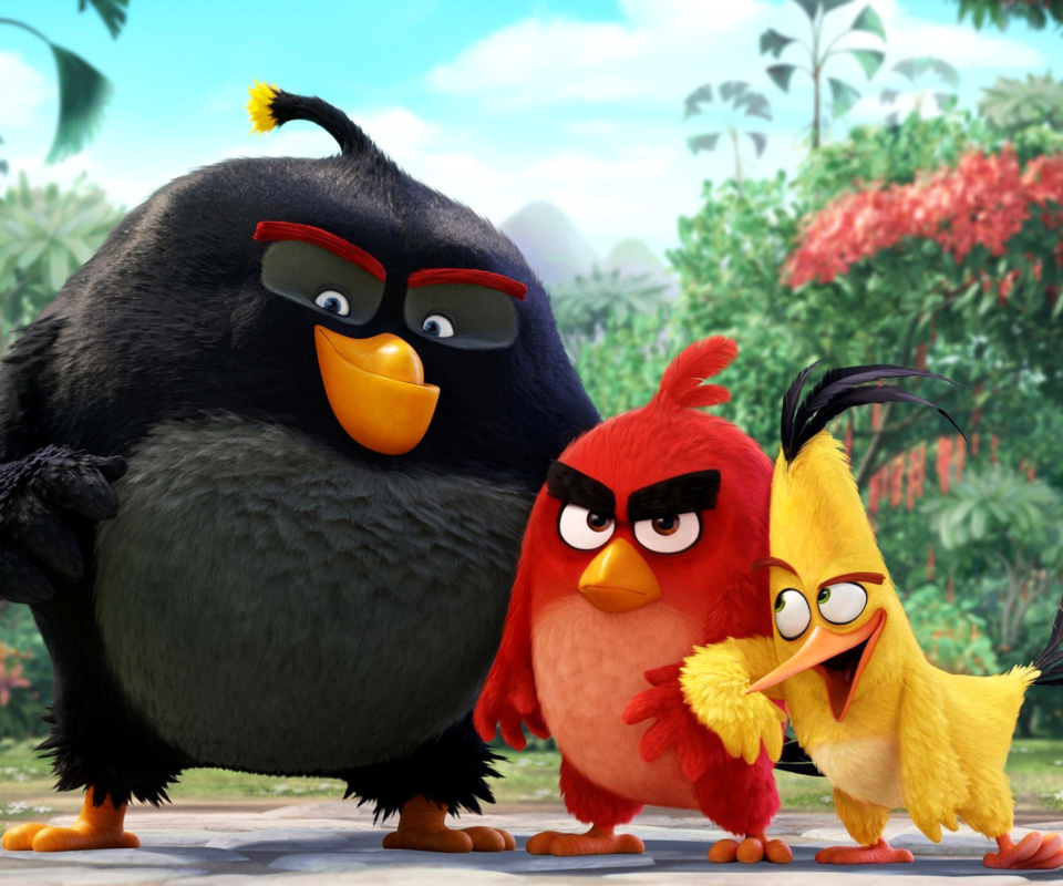 Обои The Angry Birds Comedy Movie 2016 960x800