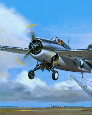 Grumman F4F Wildcat - Obrázkek zdarma pro 480x640
