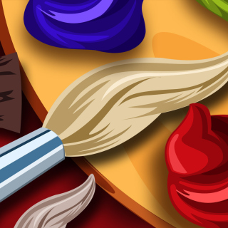 Color palette for artist - Obrázkek zdarma pro iPad mini 2
