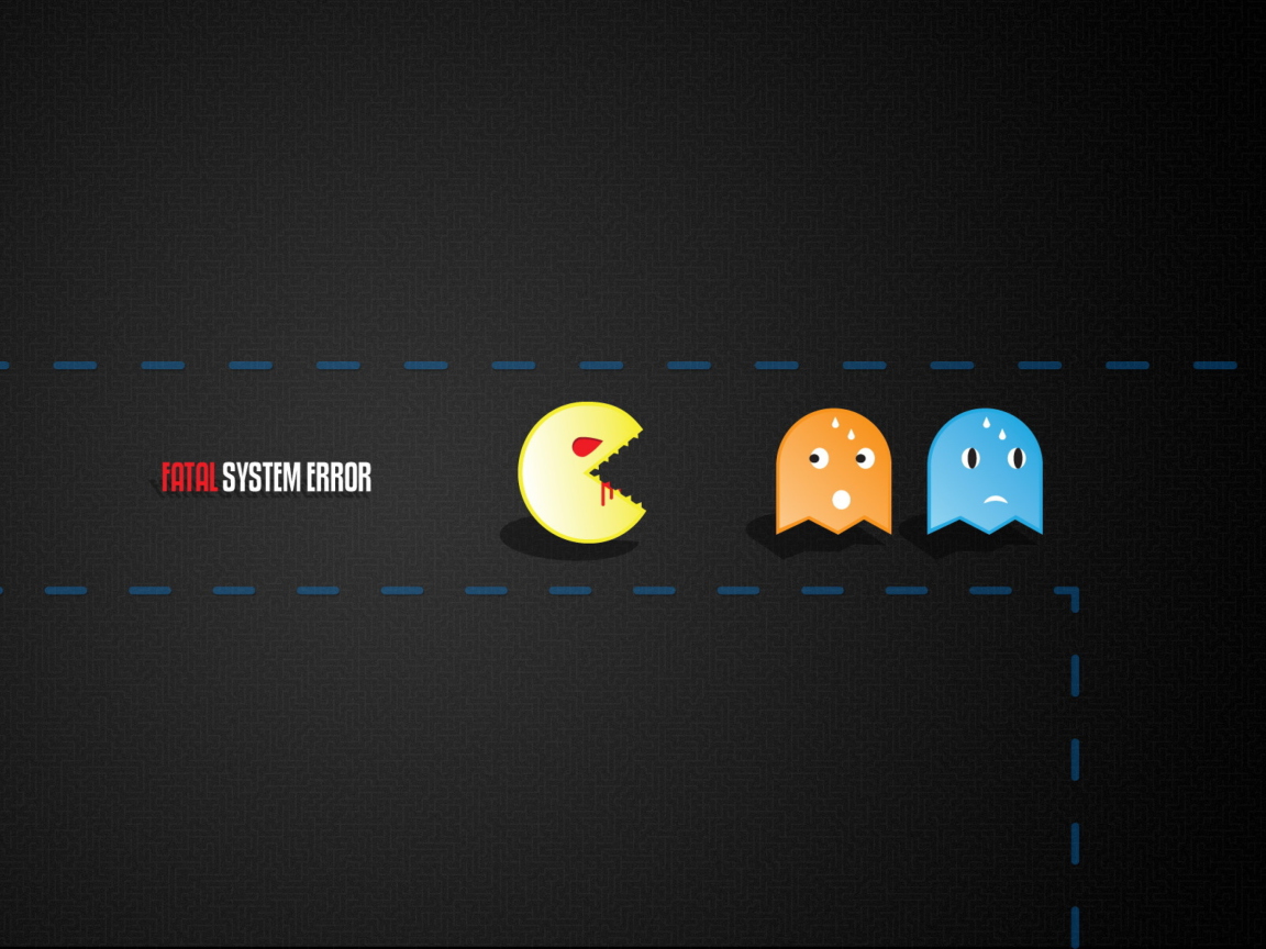 Das Pacman Yum-Yum Wallpaper 1152x864