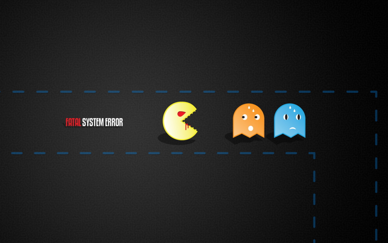 Screenshot №1 pro téma Pacman Yum-Yum 1280x800
