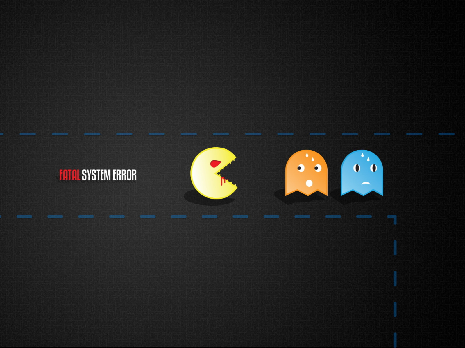 Screenshot №1 pro téma Pacman Yum-Yum 1600x1200