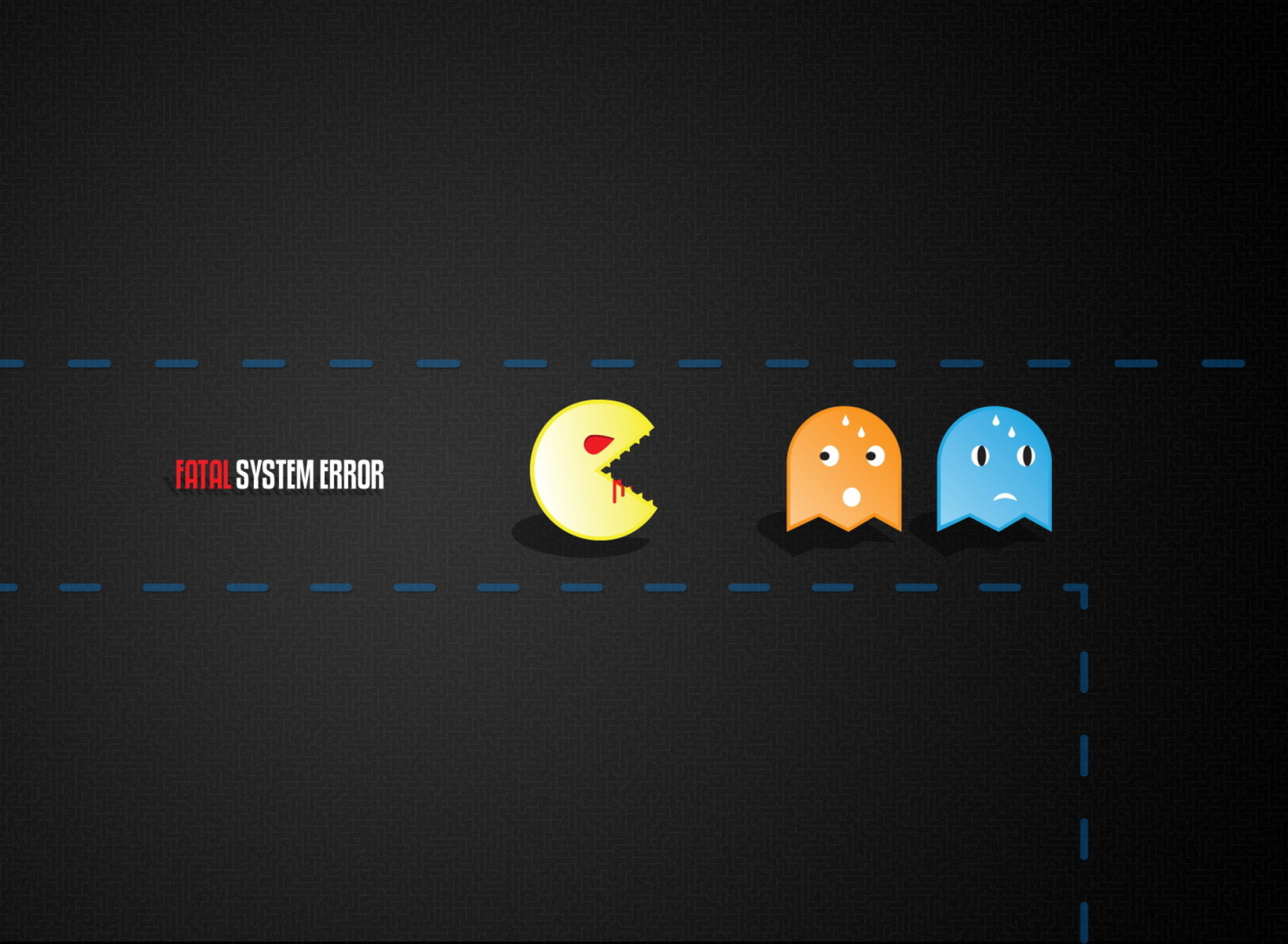 Fondo de pantalla Pacman Yum-Yum 1920x1408