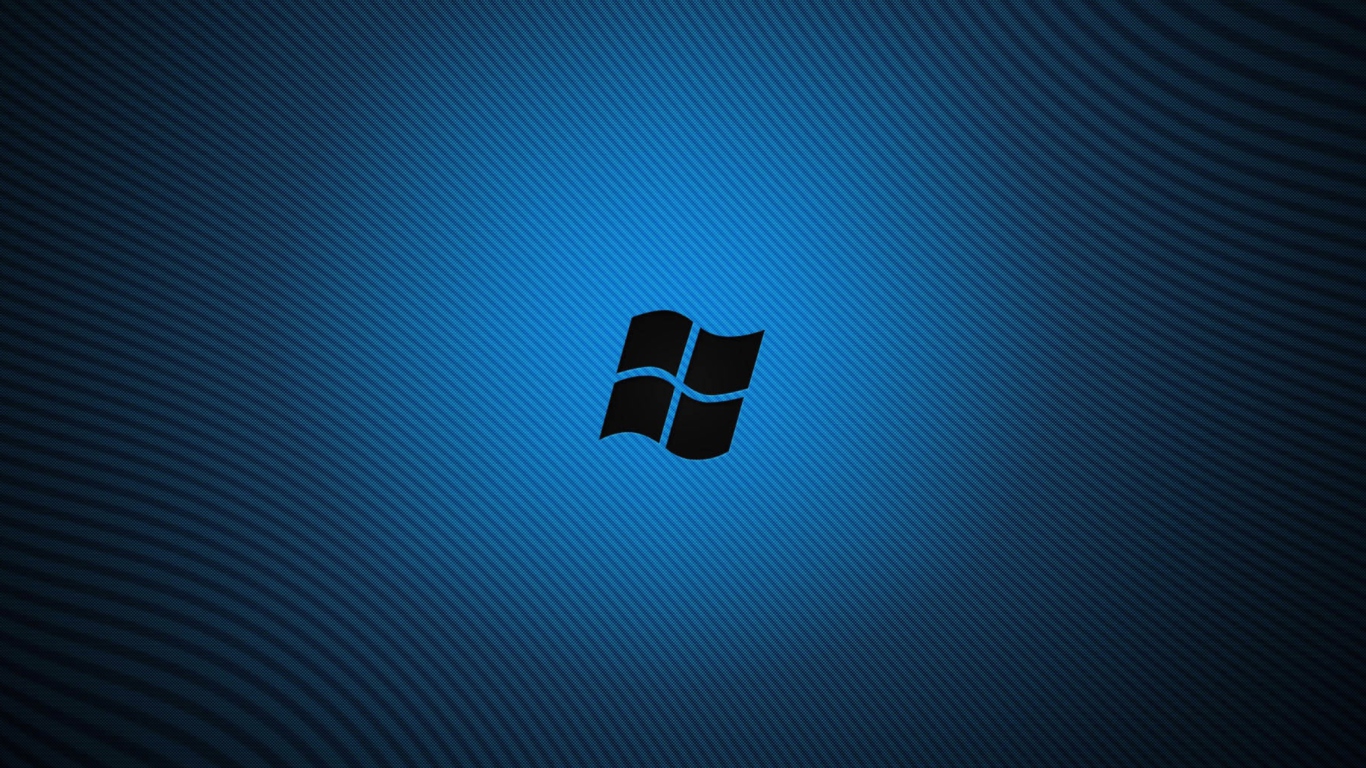 Das Windows Blue Logo Wallpaper 1366x768