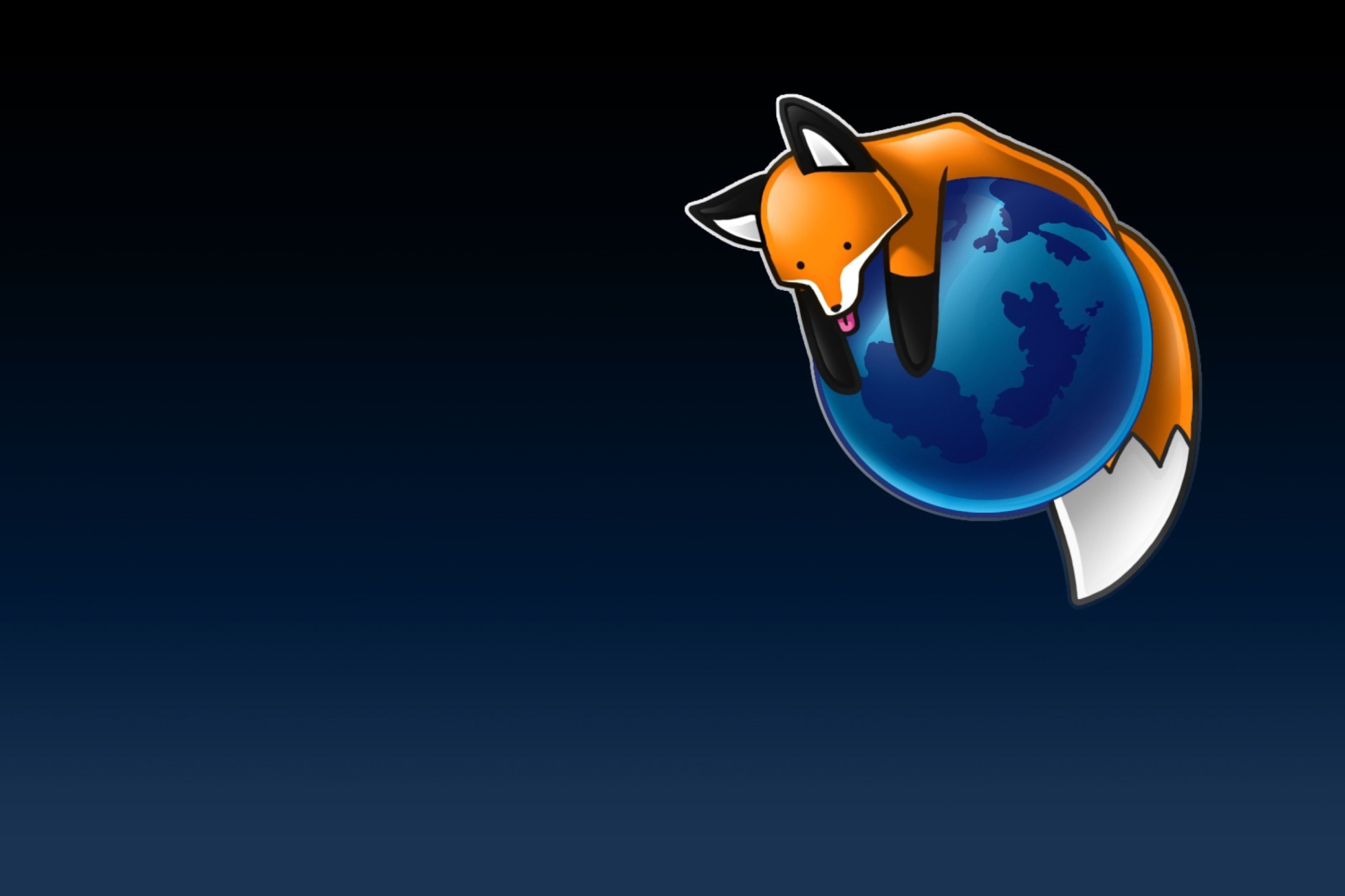 Das Tired Firefox Wallpaper 2880x1920