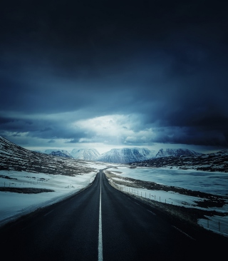 Ring Road - Iceland - Obrázkek zdarma pro 320x480