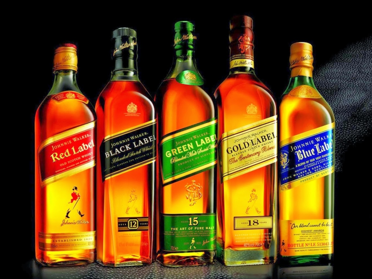 Fondo de pantalla Johnnie Walker Label Whisky 1280x960