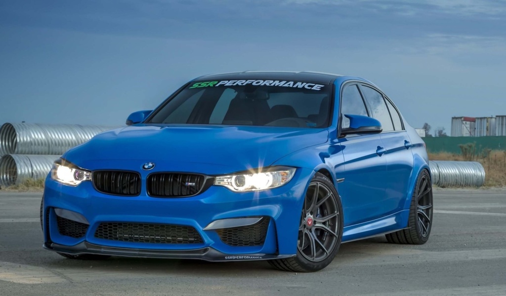 BMW M3 Blue screenshot #1 1024x600