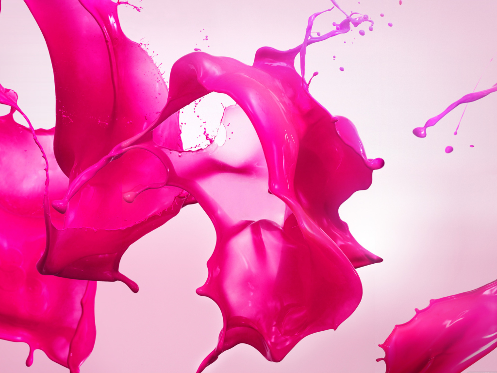Screenshot №1 pro téma Pink Paint 1024x768