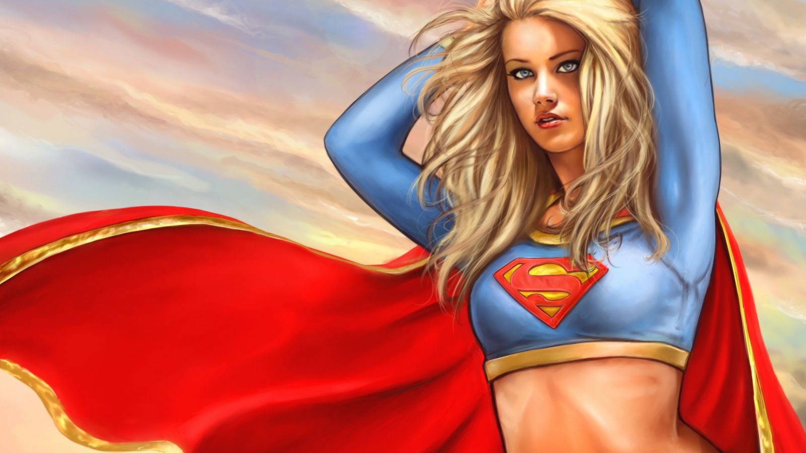 Marvel Supergirl DC Comics wallpaper 1600x900