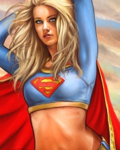 Das Marvel Supergirl DC Comics Wallpaper 176x220