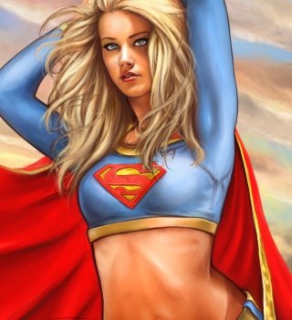 Kostenloses Marvel Supergirl DC Comics Wallpaper für iPad mini