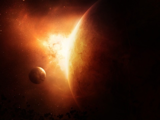Screenshot №1 pro téma Stargate Space Universe 320x240