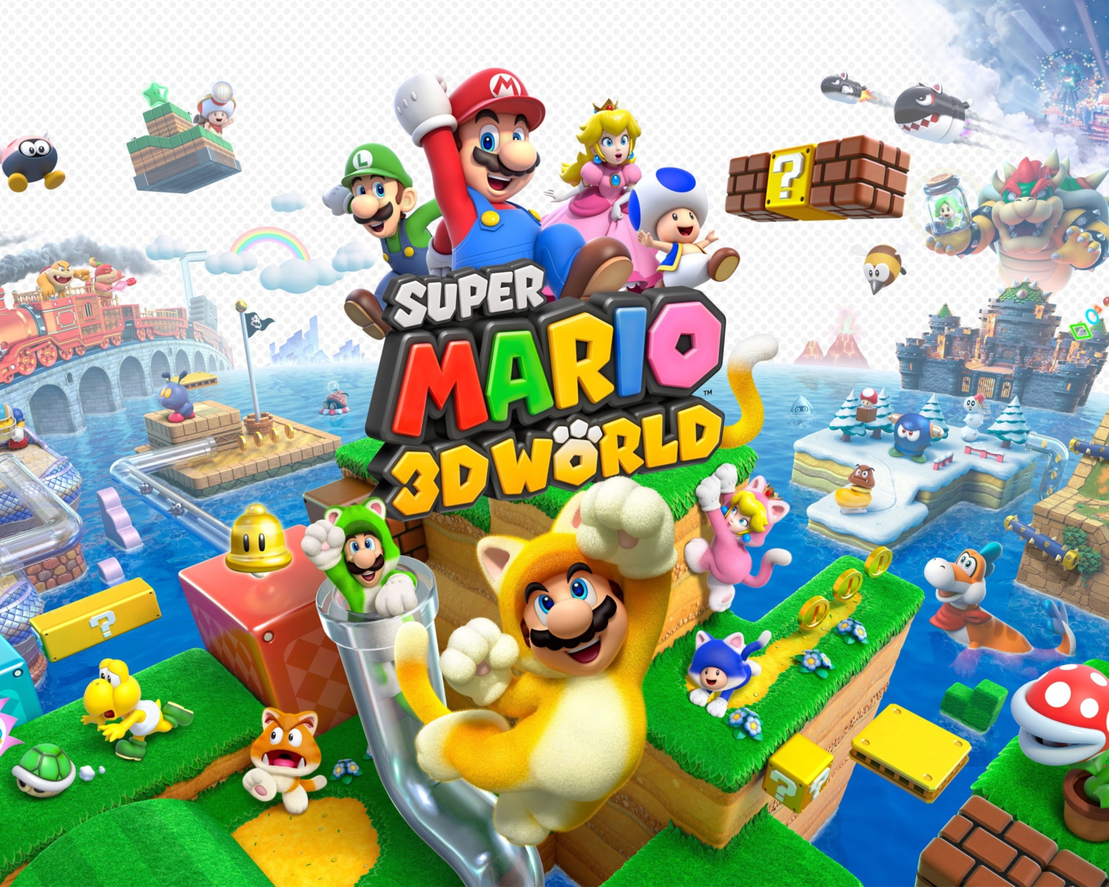 Super Mario 3D World wallpaper 1600x1280