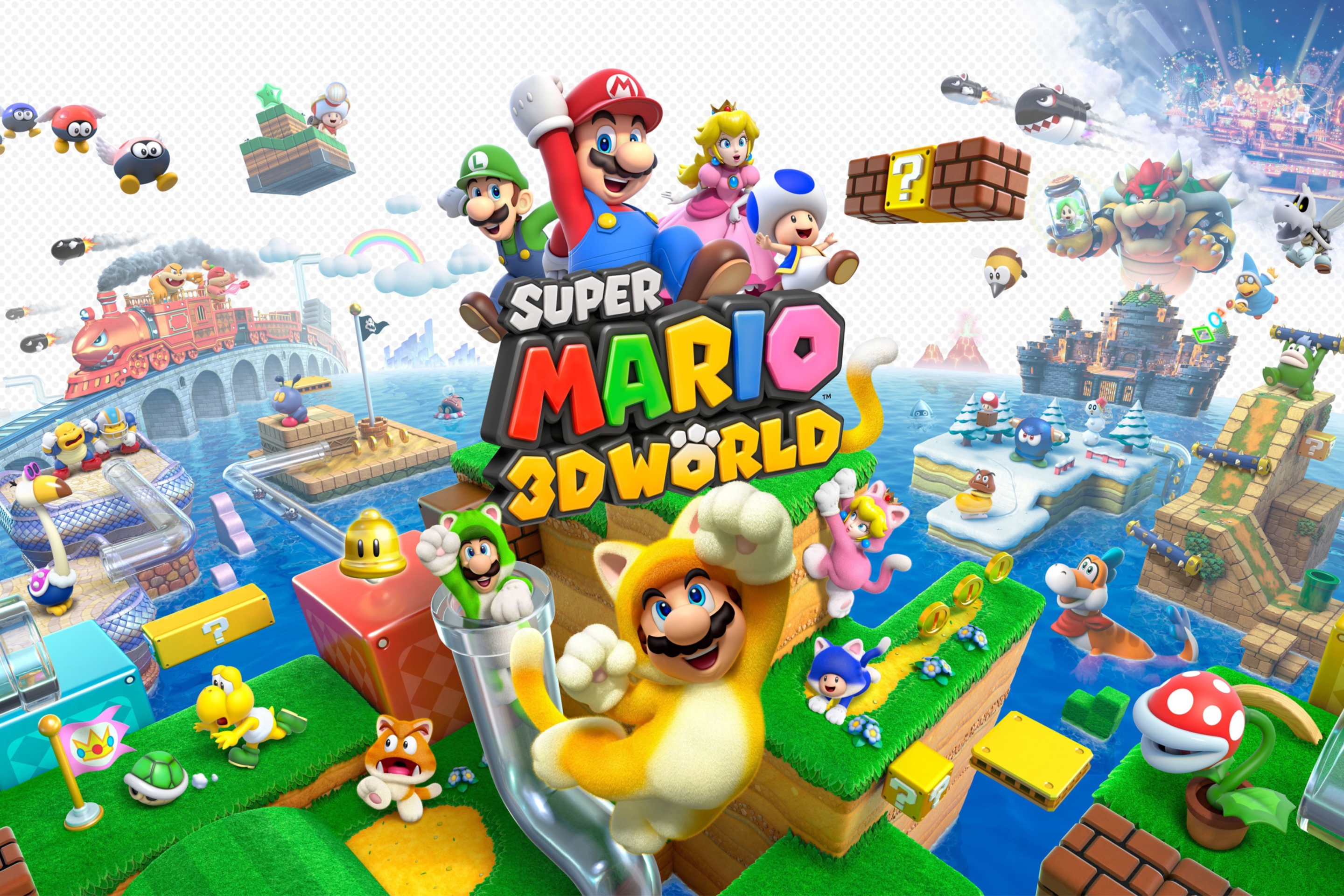 Das Super Mario 3D World Wallpaper 2880x1920