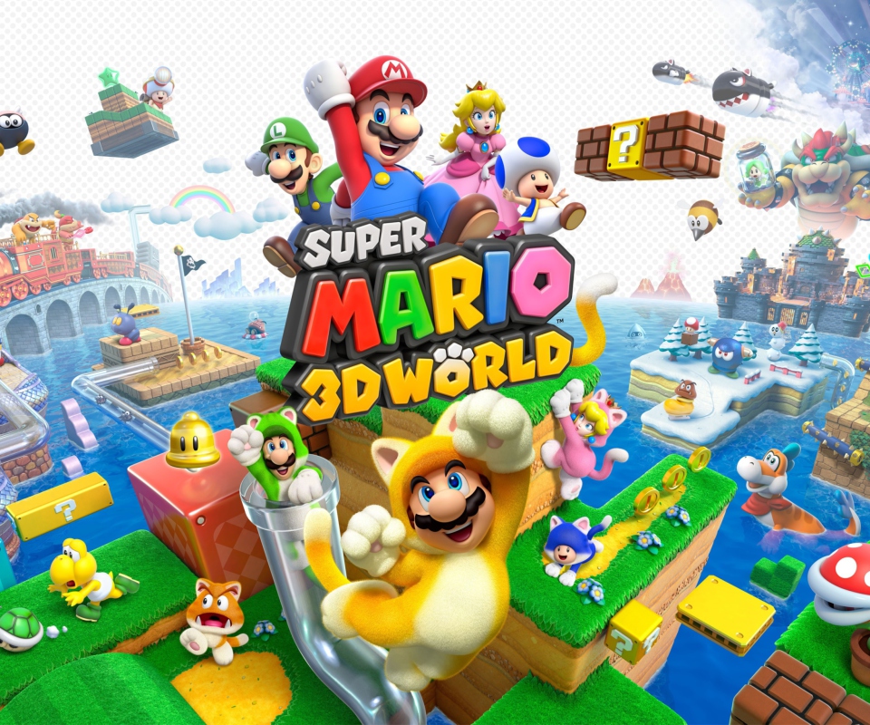 Das Super Mario 3D World Wallpaper 960x800