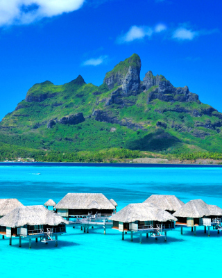 Bora Bora Overwater Bungalow Hotel - Obrázkek zdarma pro iPhone 6