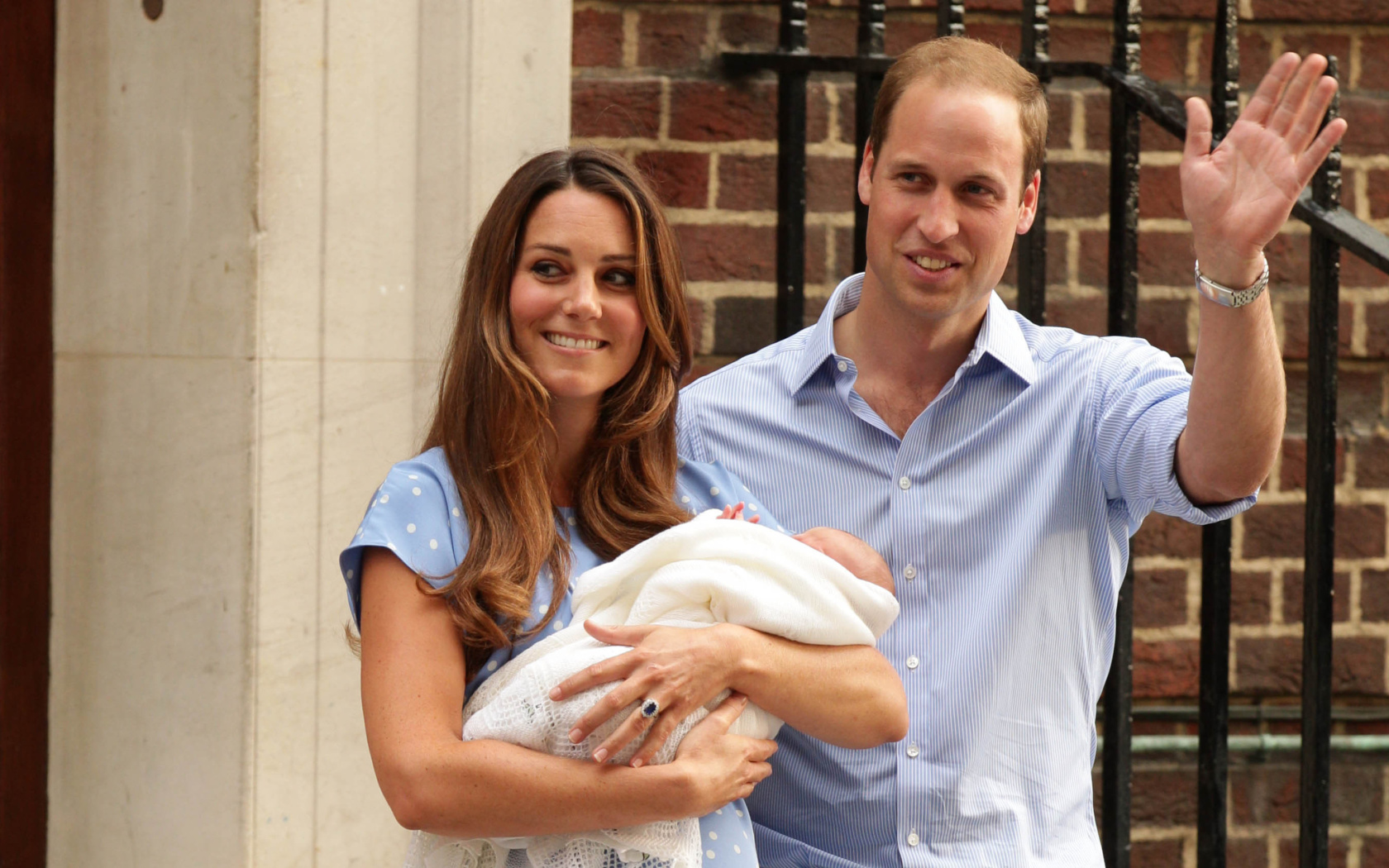 Sfondi Royal Family Kate Middleton and William Prince 1680x1050