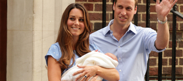 Sfondi Royal Family Kate Middleton and William Prince 720x320