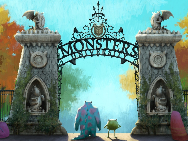 Fondo de pantalla Monsters University 640x480