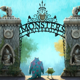 Kostenloses Monsters University Wallpaper für iPad mini