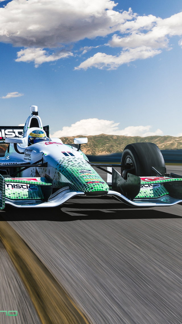 Fondo de pantalla IndyCar Series Racing 640x1136