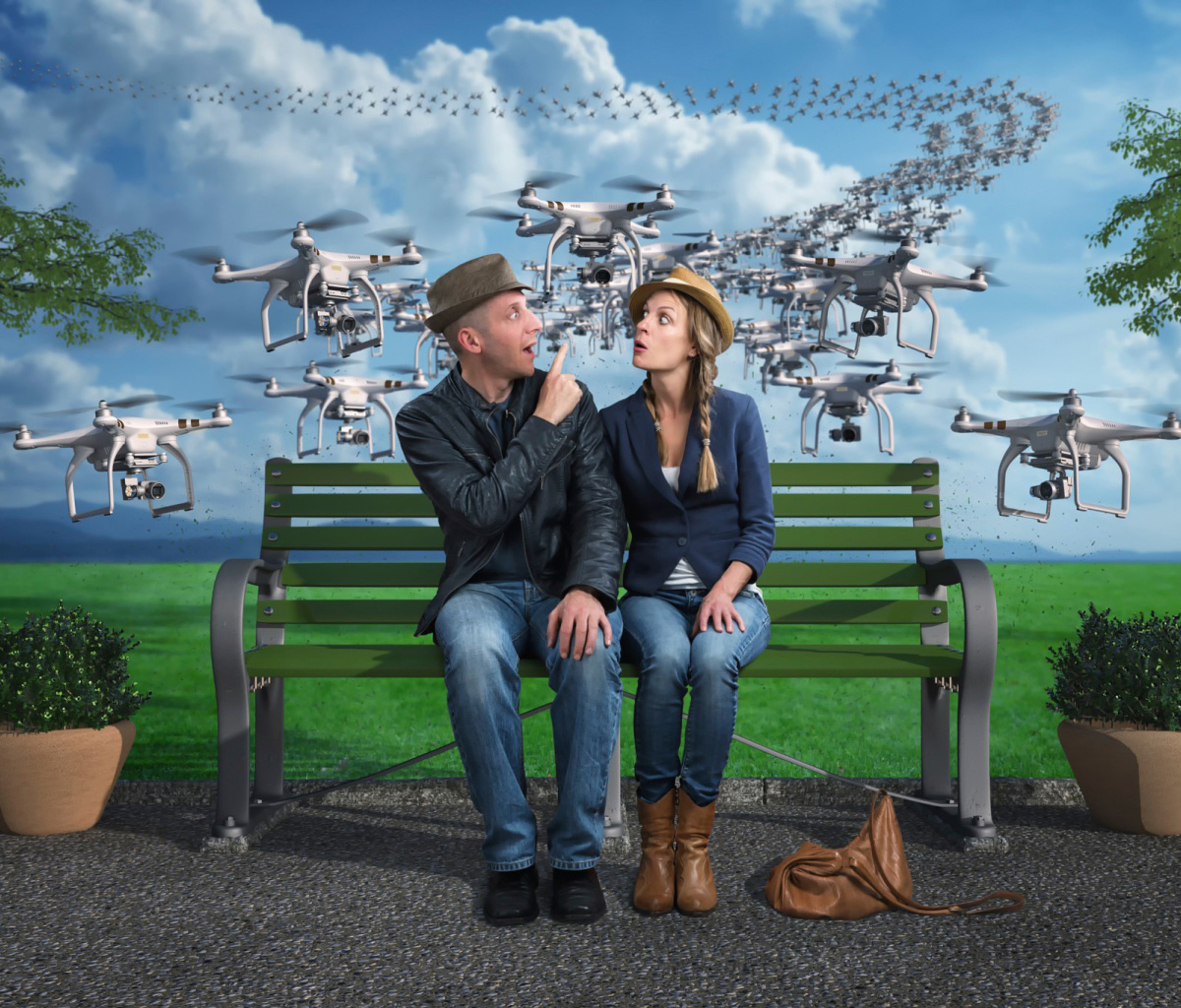 Das Quadcopters spies Wallpaper 1200x1024