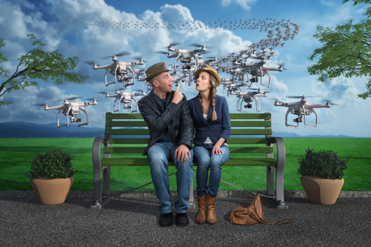 Quadcopters spies wallpaper