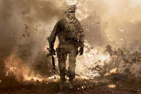 Das Call of Duty: Modern Warfare 2 Wallpaper 480x320