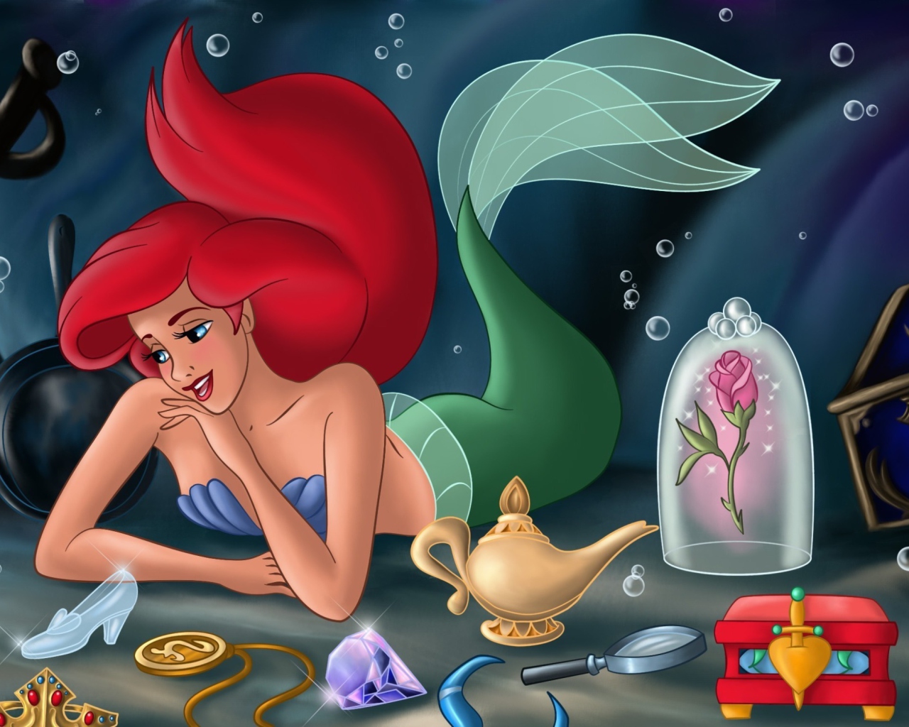 Screenshot №1 pro téma The Little Mermaid 1280x1024