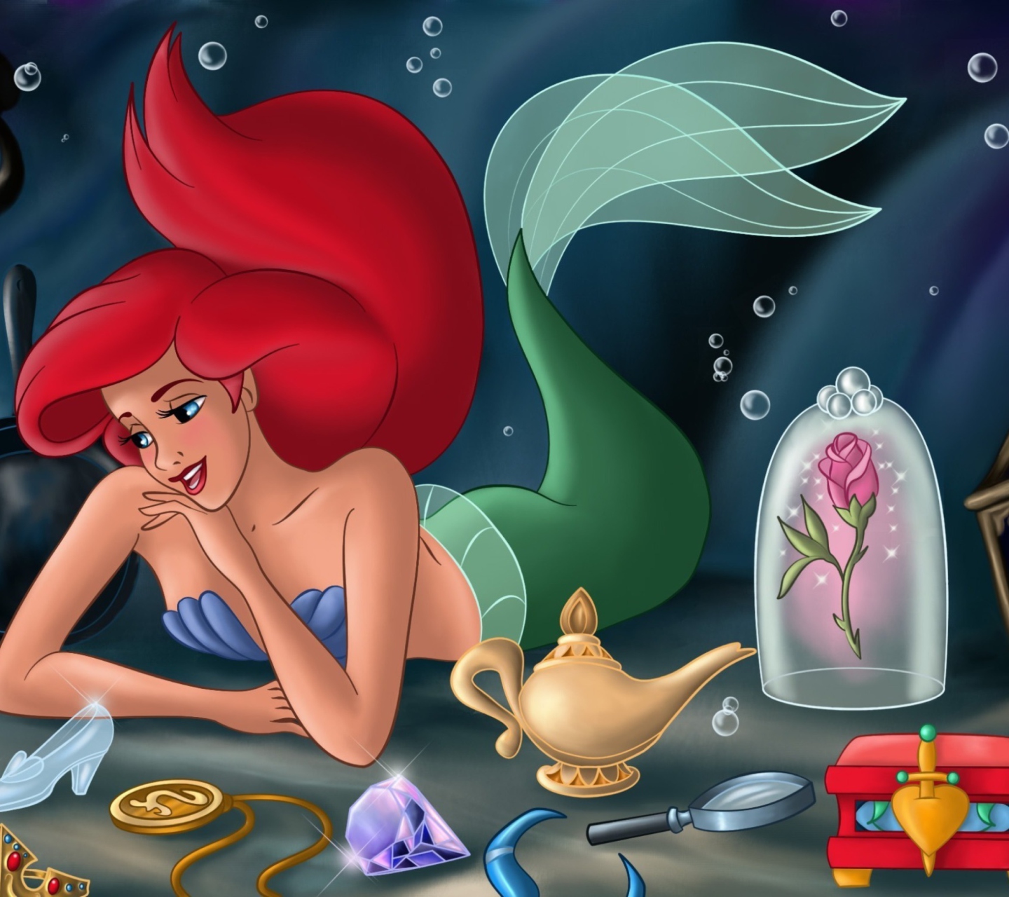 Screenshot №1 pro téma The Little Mermaid 1440x1280