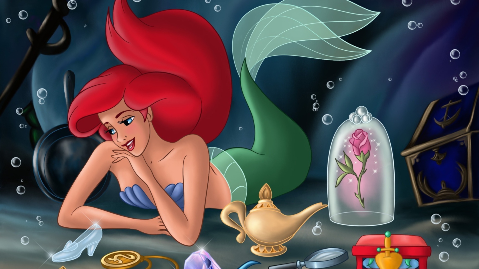 Sfondi The Little Mermaid 1920x1080