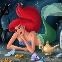 Das The Little Mermaid Wallpaper 208x208