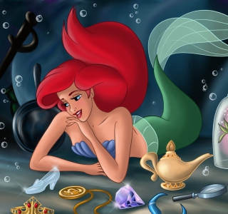 Kostenloses The Little Mermaid Wallpaper für 1024x1024