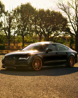 Audi A7 Sportback Vossen Black - Obrázkek zdarma pro Nokia Asha 503