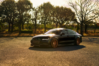 Audi A7 Sportback Vossen Black - Obrázkek zdarma 