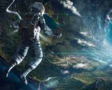Astronaut In Space screenshot #1 220x176