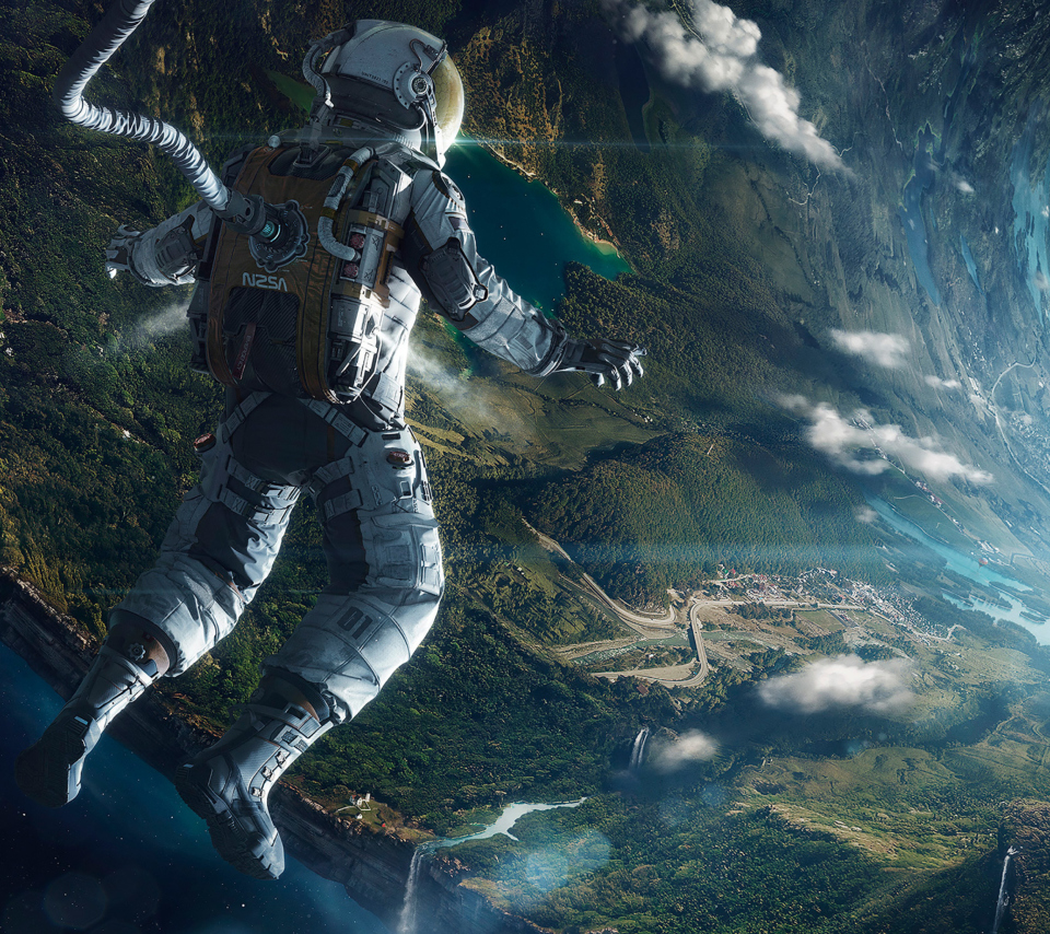 Astronaut In Space wallpaper 960x854