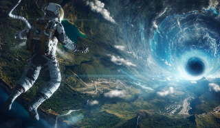 Astronaut In Space - Obrázkek zdarma pro HTC One X