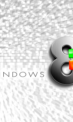 Screenshot №1 pro téma Windows 8 Logo Wallpaper 240x400