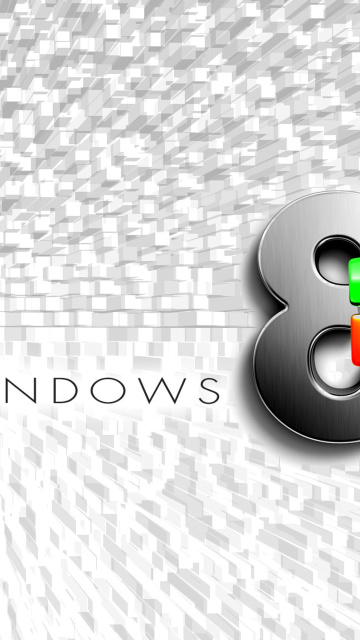 Обои Windows 8 Logo Wallpaper 360x640