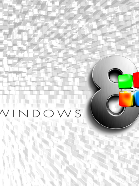Windows 8 Logo Wallpaper wallpaper 480x640