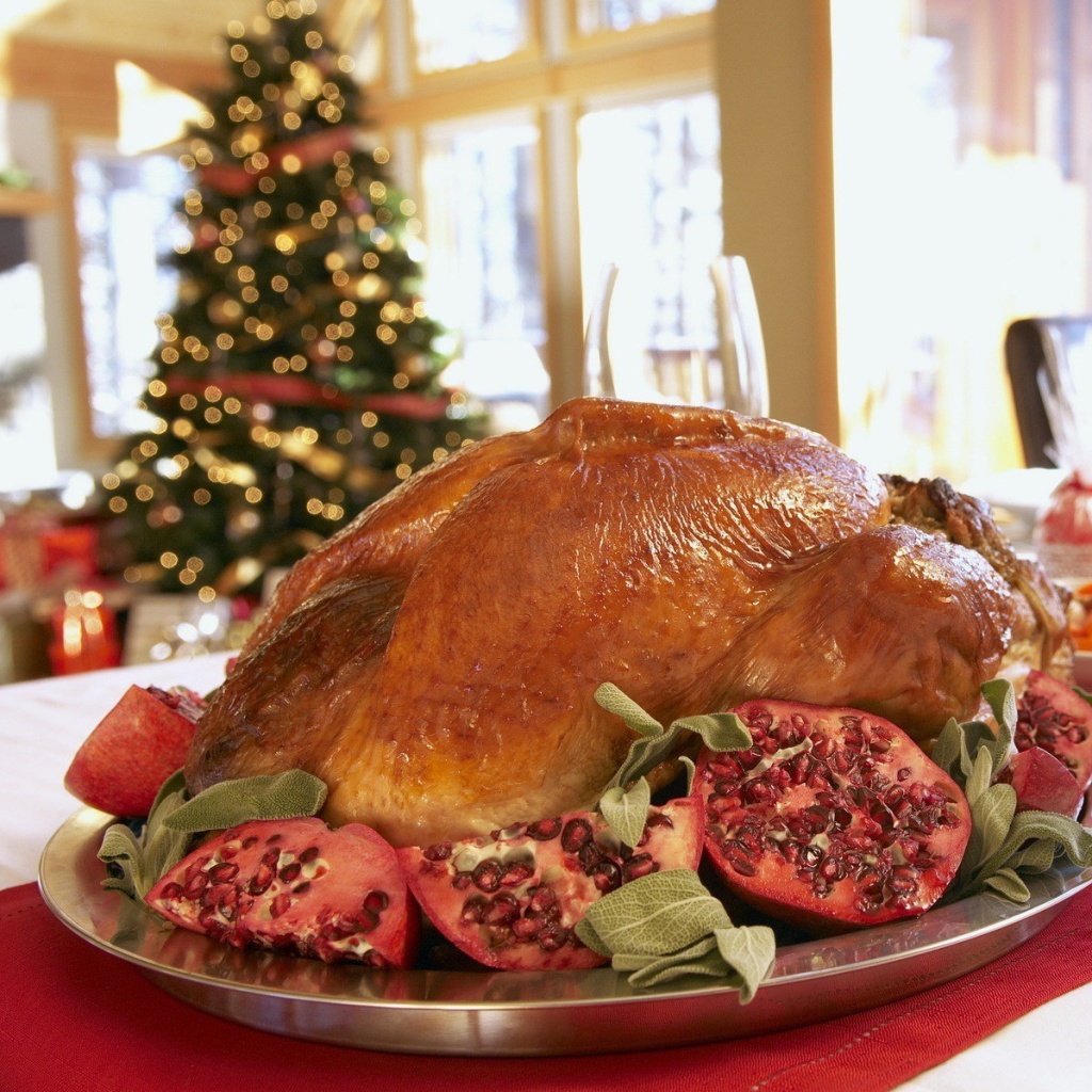 Обои Turkey on Thanksgiving Day 1024x1024